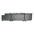 Lavo Fabric U Shape Sofa 6060
